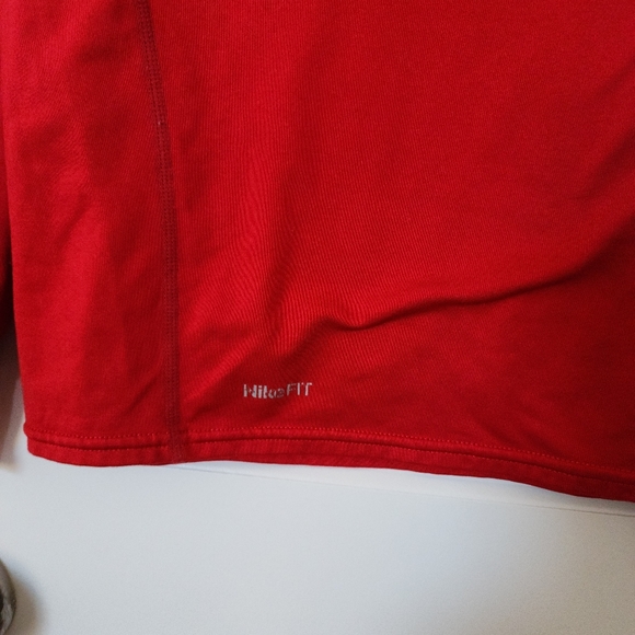 Men's red medium Nike shirt Patriotic Holidays Baseball Athletic Spring Sporty - Picture 4 of 7